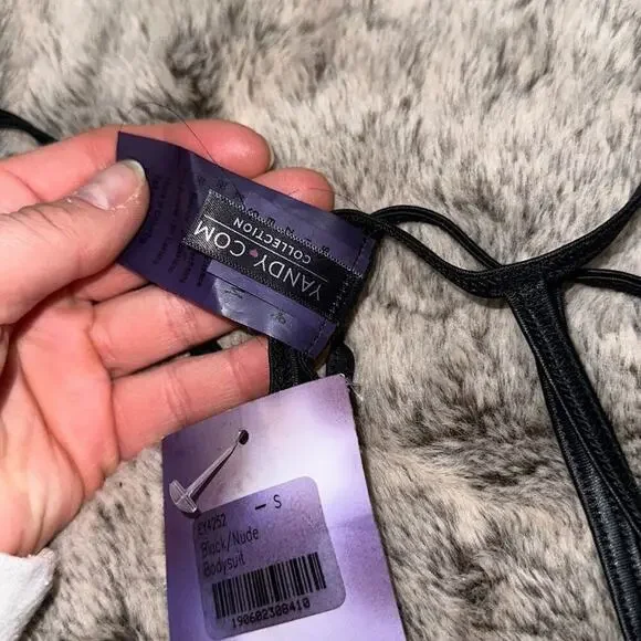 Yandy Black Garter | Sz S - Picture 5 of 5